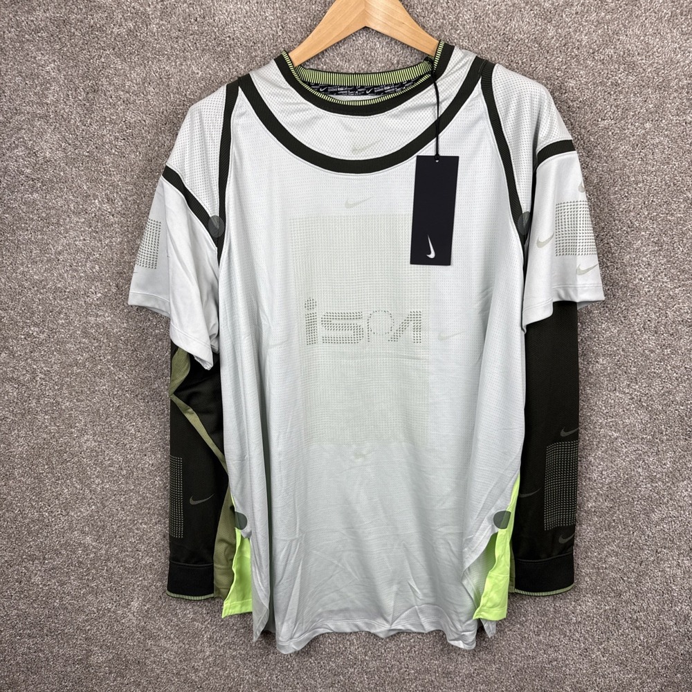 Nike Men's ISPA Long Sleeve Top Alligator Flyknit Hypebeast FB2705-034 XL NEW